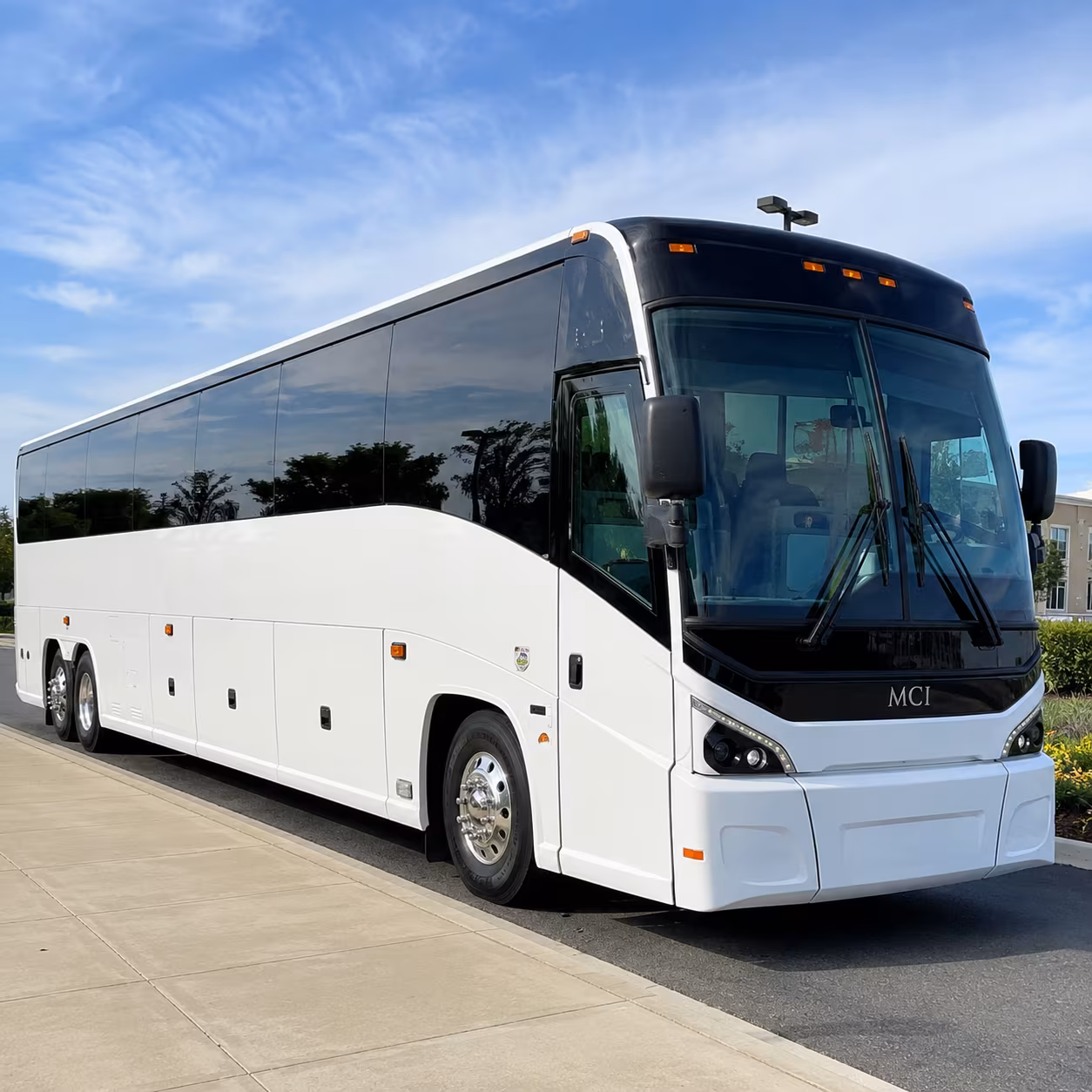 employee shuttle buses that beat the eagle road crawl every morning