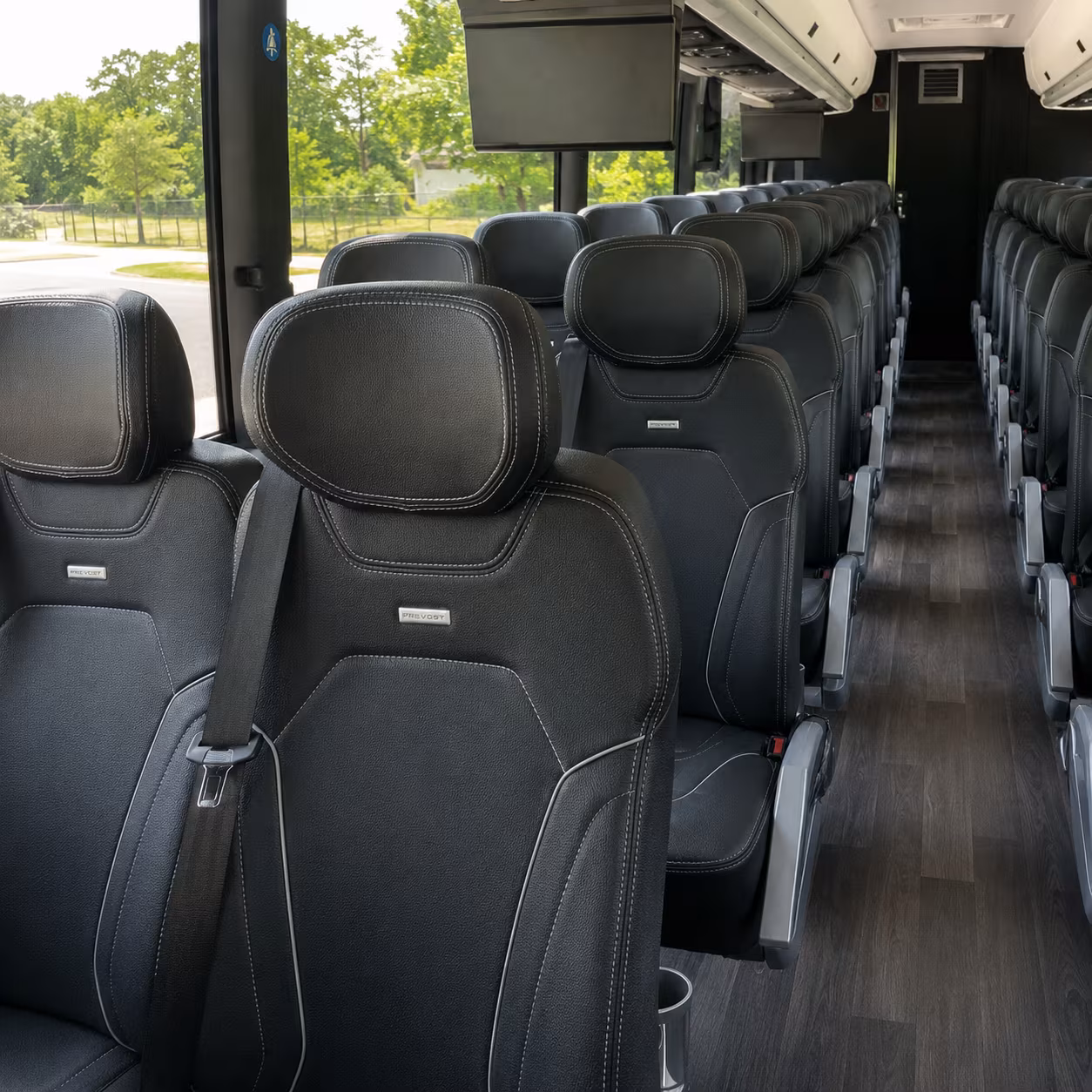 meridian bus rental service area