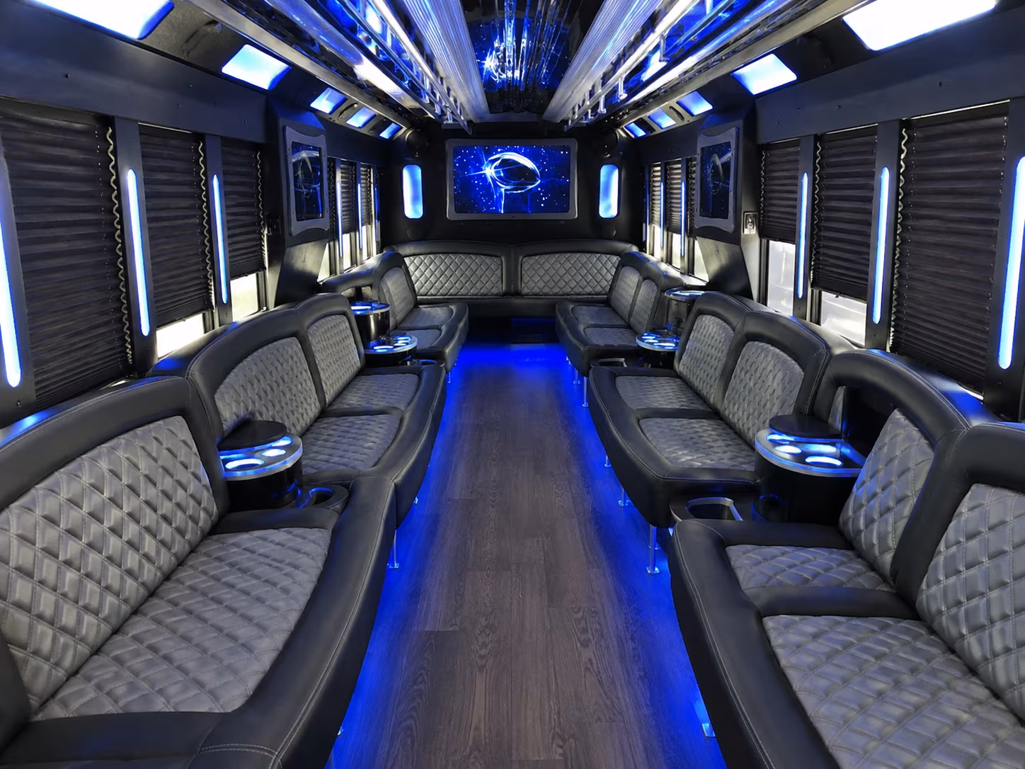 meridian concert party bus rental