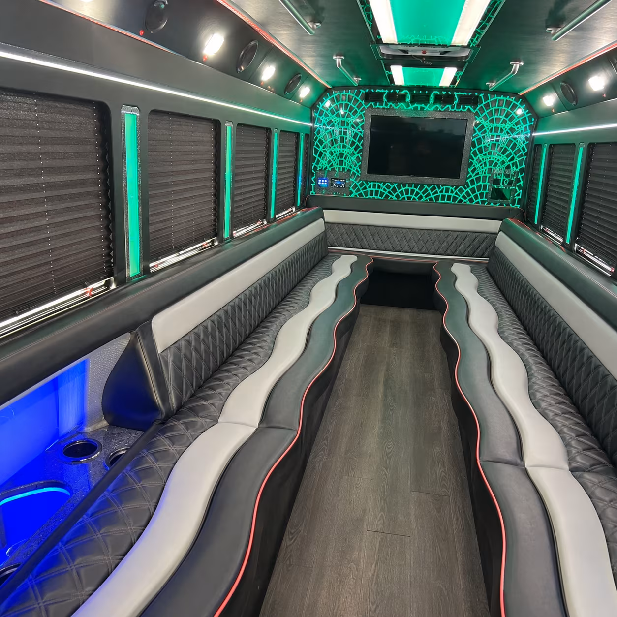 meridian holiday party bus rental
