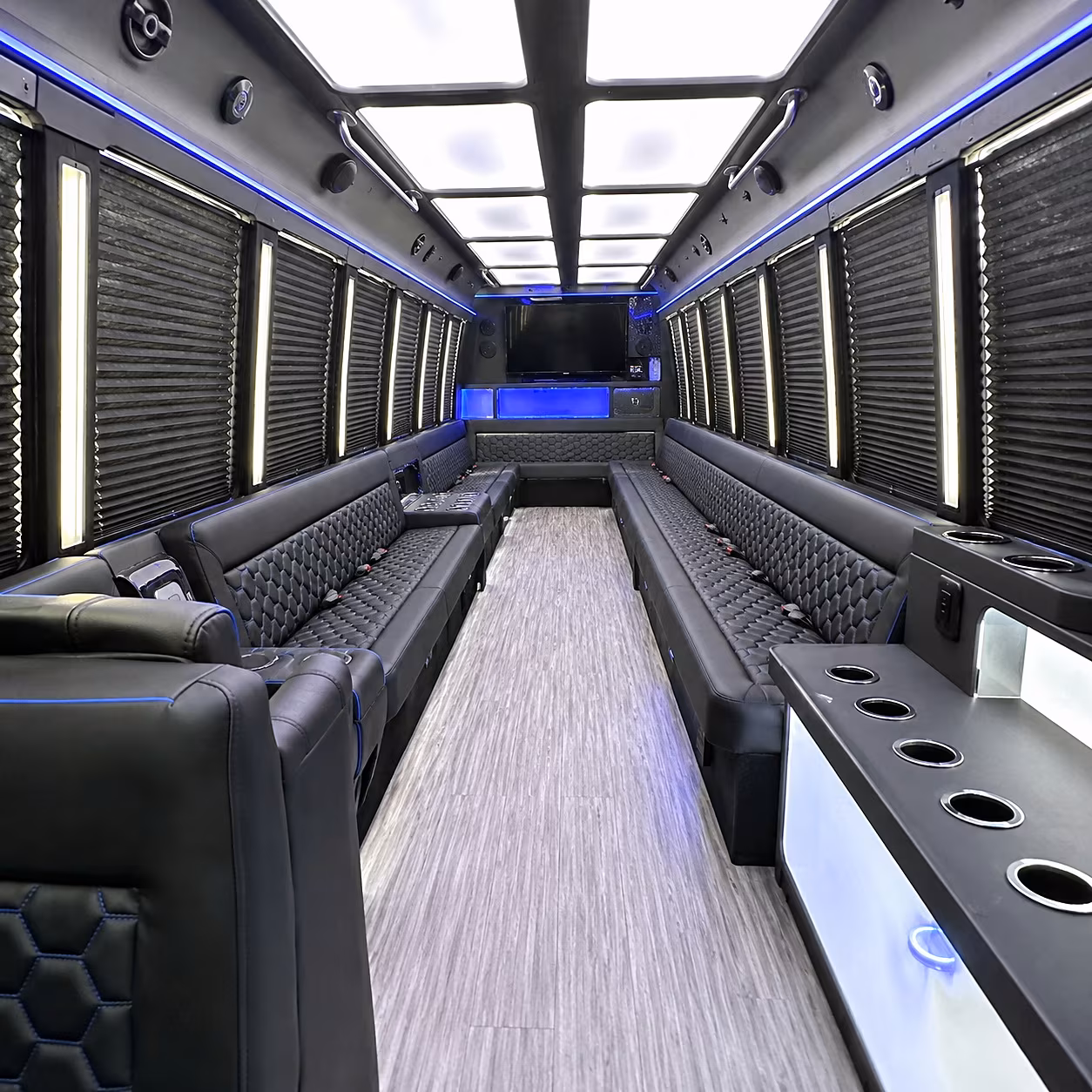 meridian party bus rentals inside