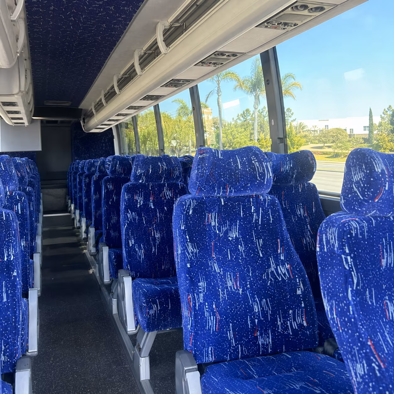meridian private event transportation onboard seating