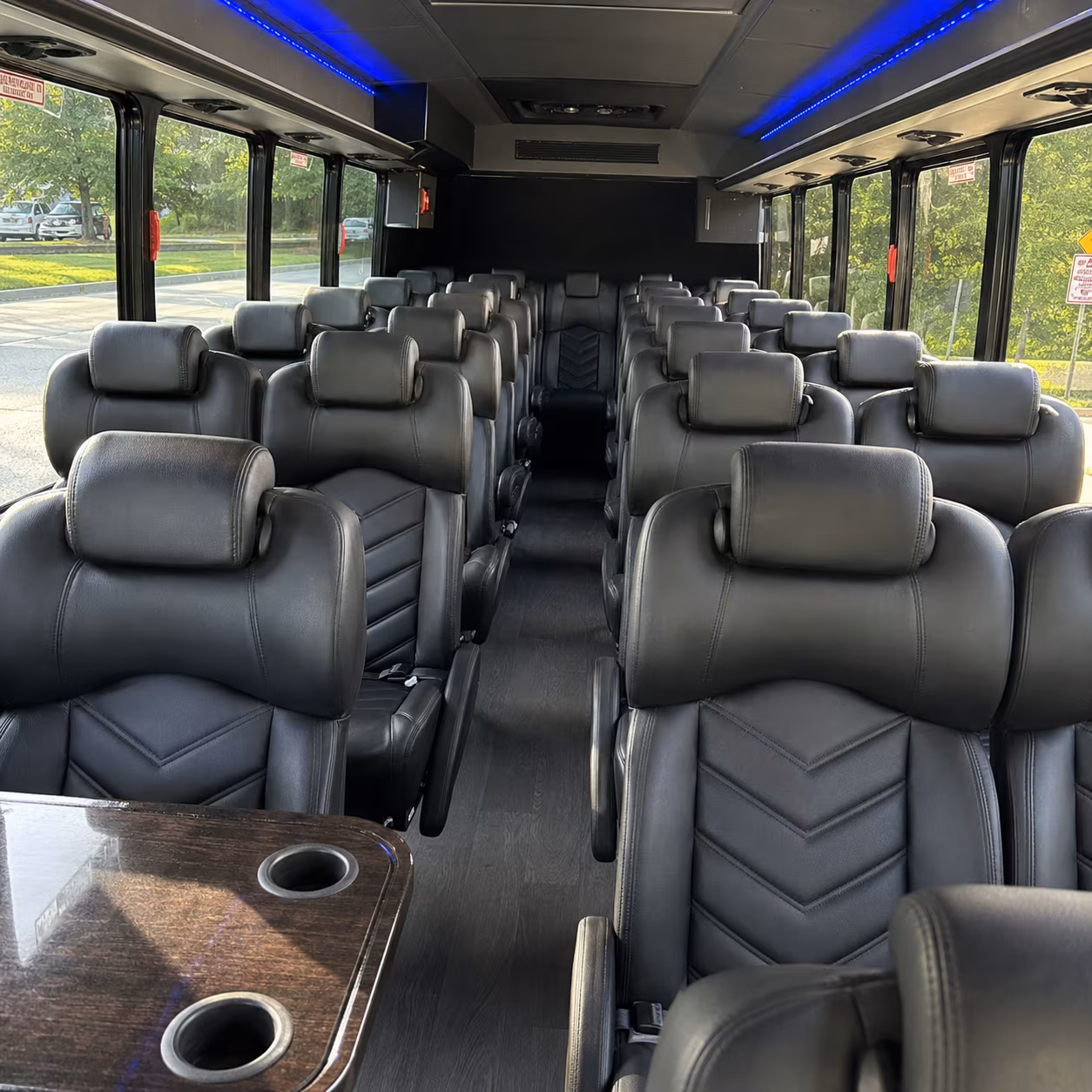 meridian religious group transportation onboard seating