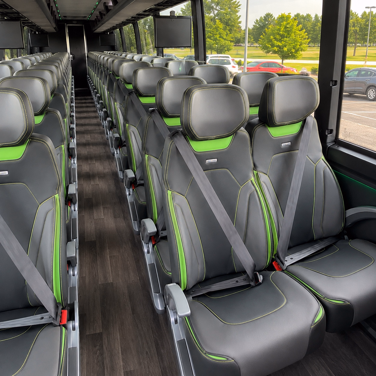 meridian school event transportation onboard seating