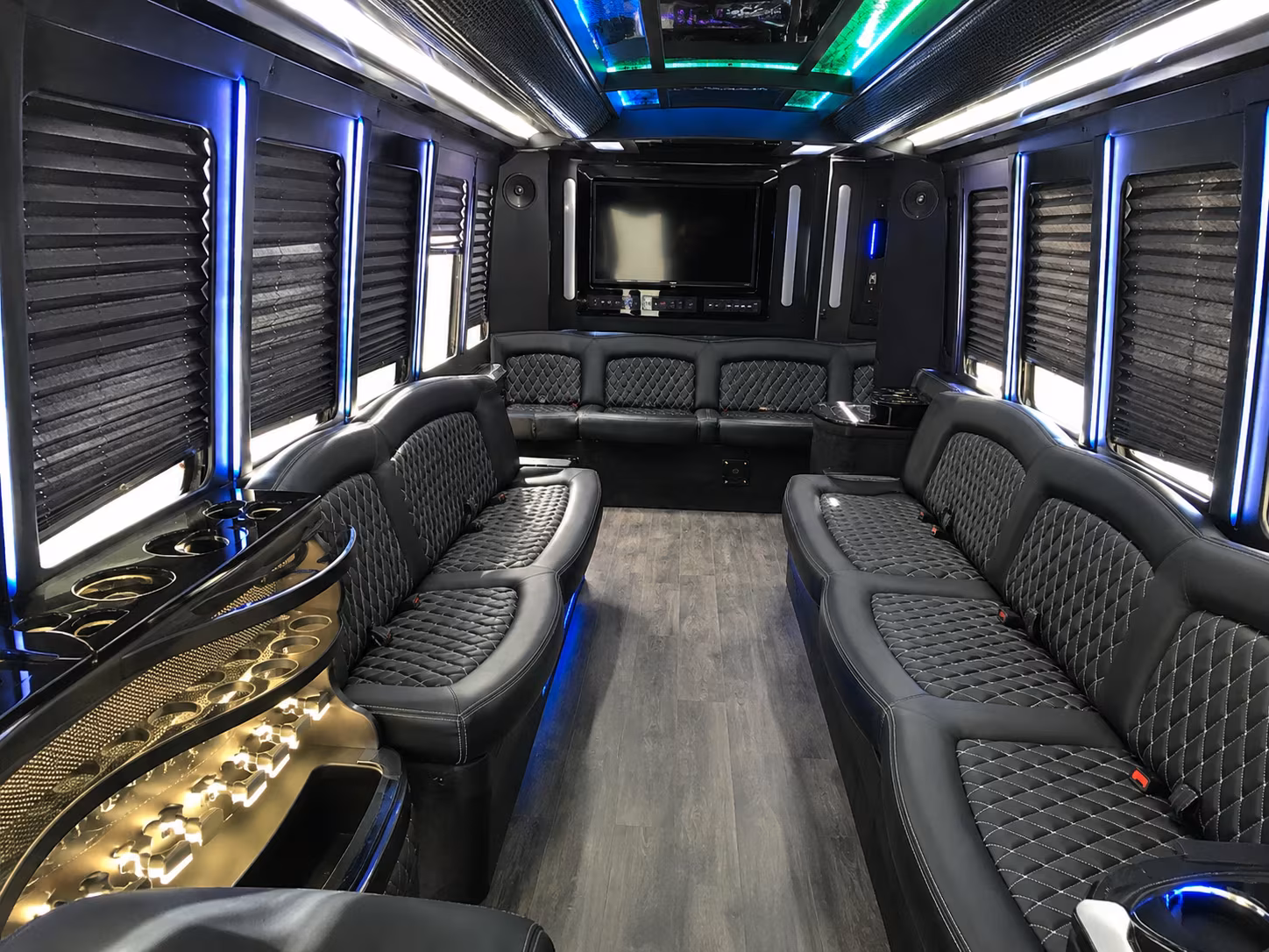 meridian wedding party bus rental